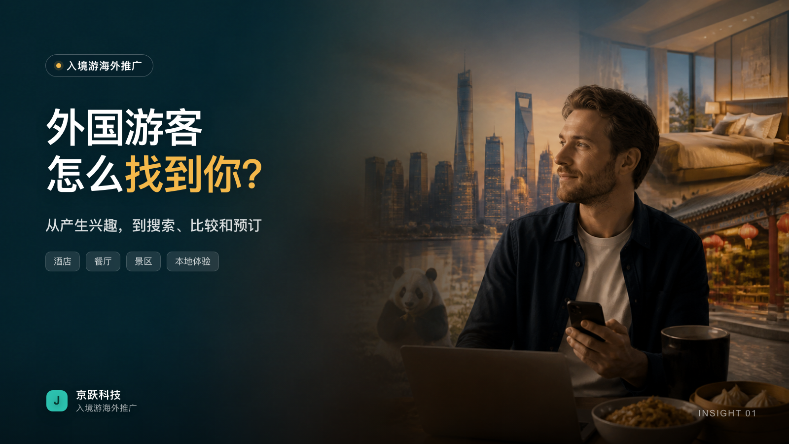 外国游客怎么找到你：从产生兴趣，到搜索、比较和预订